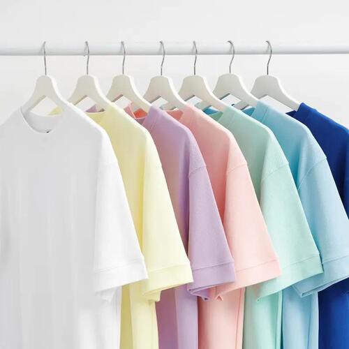 Xinjiang cotton 300g summer American fashion brand men's and women's clothing heavy couple's short-sleeved T-shirt casual half-sleeve top