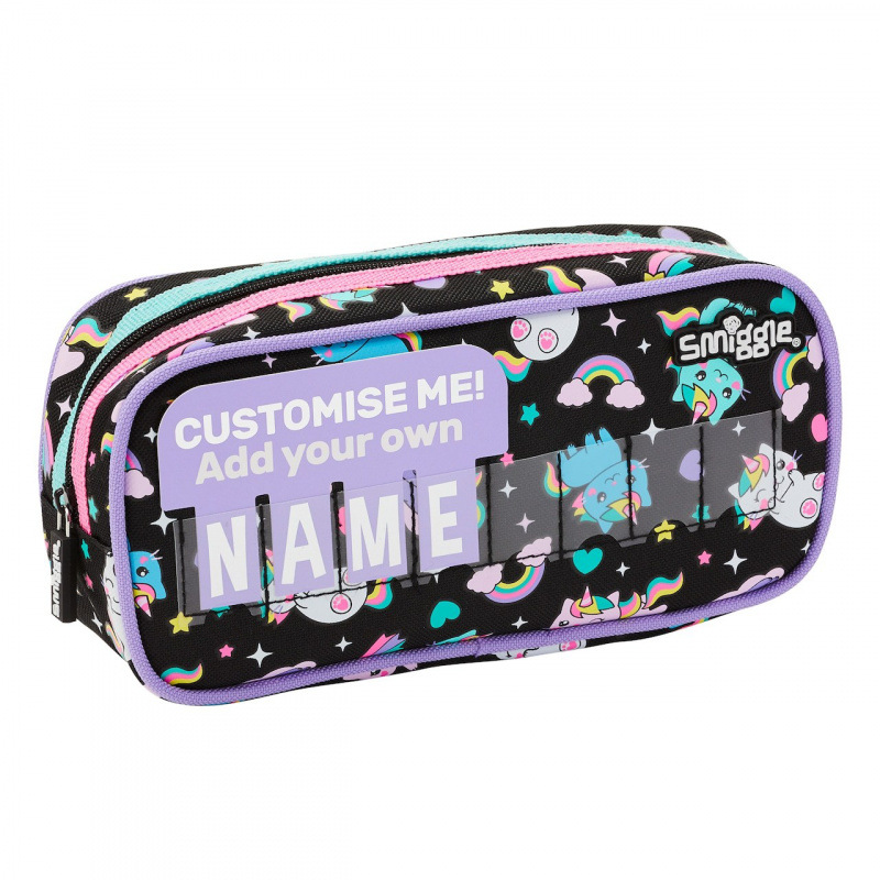 Australian smiggle estuche para bolígrafos de dibujos animados para niños bolso de papelería para estudiantes creativos plegable multifuncional