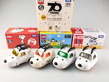 多美卡史努比70周年紀念版狗狗合金小車玩具車模型生日禮物