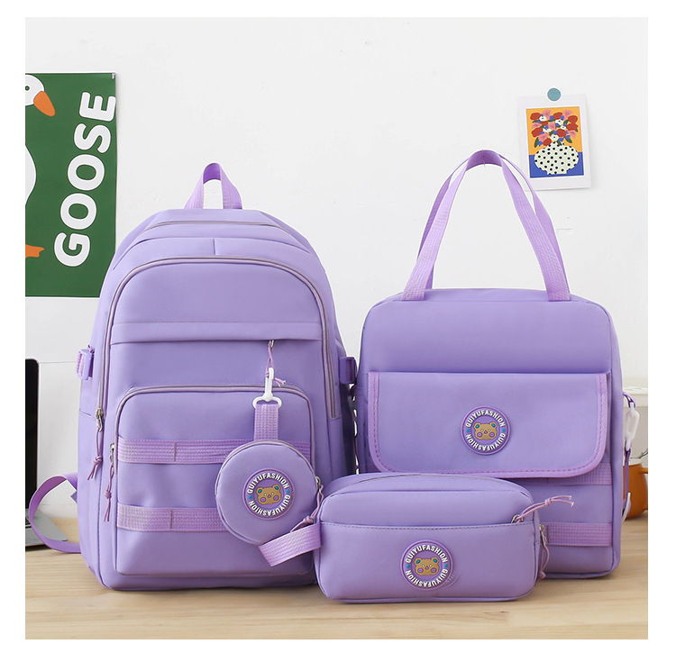 Zaini per bambini, estate, nuova stagione scolastica, zaino per studenti della scuola primaria di 3a e 4a elementare, stile coreano, semplice, grande capacità, borsa casual in tela_voghion.com