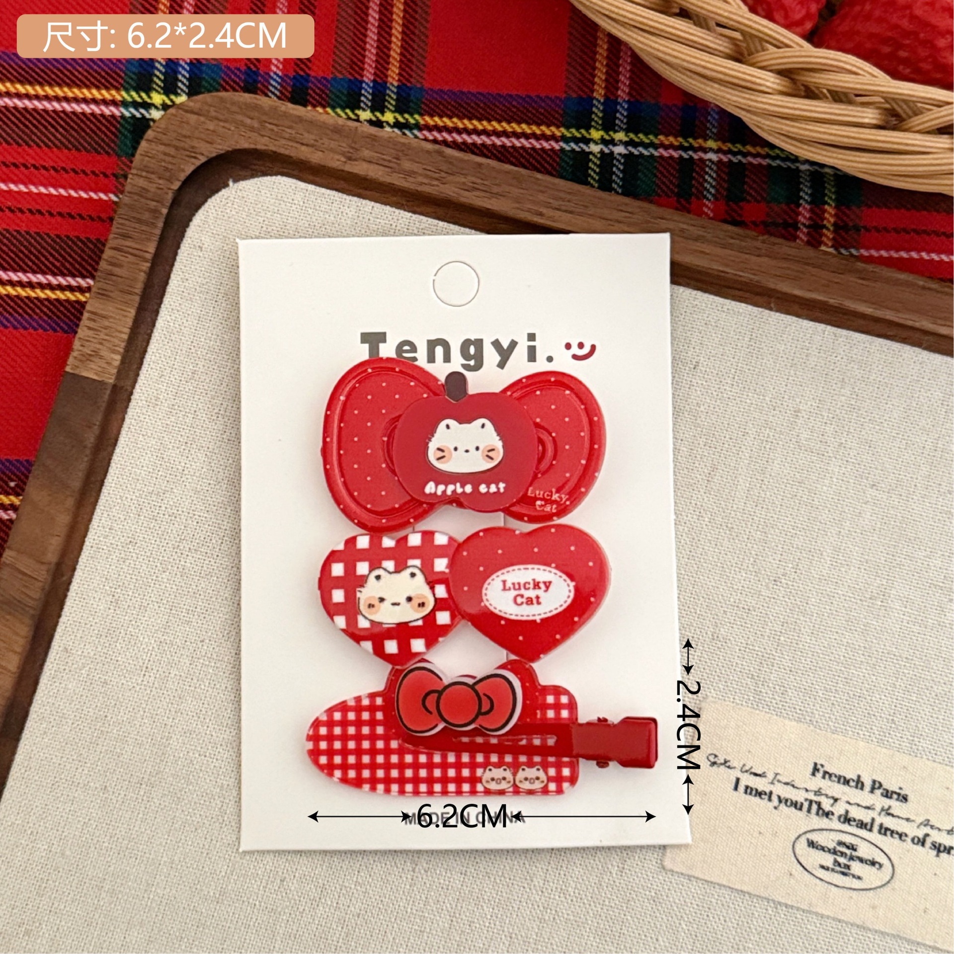 Creativa de dibujos animados clip de cabello bonito clip de bordes clip de pingueja tarjeta de cabello para niños clip de cabello roto al por mayor