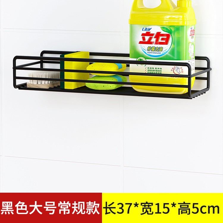 Estante Organizador de Baño de Aleación de Zinc y Acero Inoxidable Sin Perforación para Baño