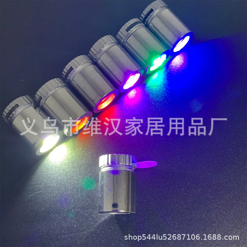 Мини светодиодная Вращающаяся ручка лампа Хрустальное основание светлая плоская фара красочная лампочка ручная DIY Одиночная лампа