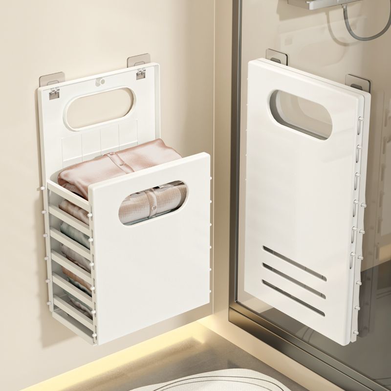 Dirty Clothes Basket, Household Dirty Clothes Storage Basket, Bathroom Bathroom, Good-Looking Clothes Storage Basket, Foldableable on the Wall