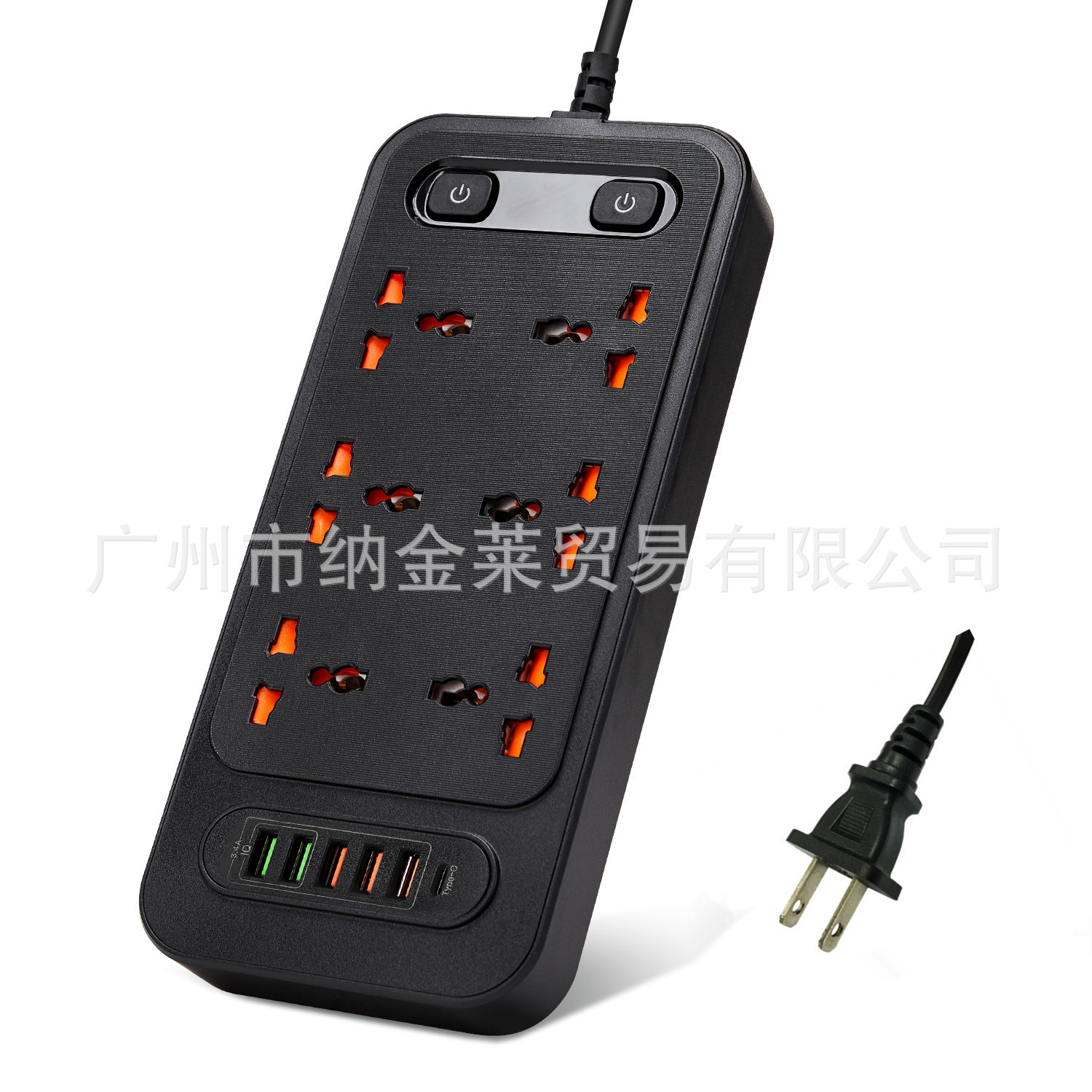 BKL- 220k Neng TYPE-C 2피트 미국 표준 검정색