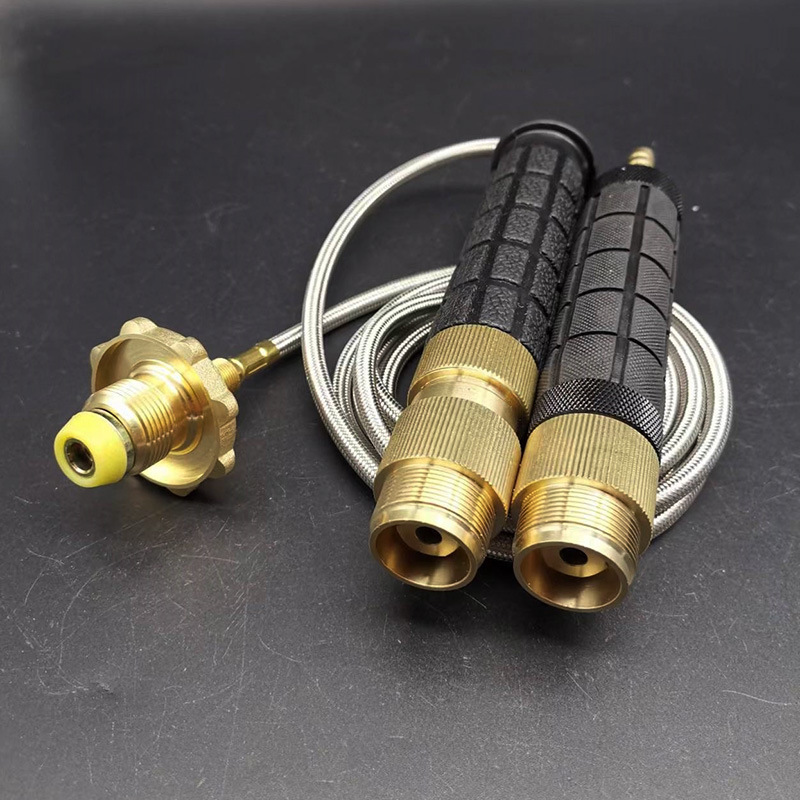 Manpu fuego pulverización pistola de soldadura tipo tarjeta de tanque de gas plano adaptador de conversión de gas licuado refrigerador tubo de aluminio aire acondicionado tubo de cobre soldadura