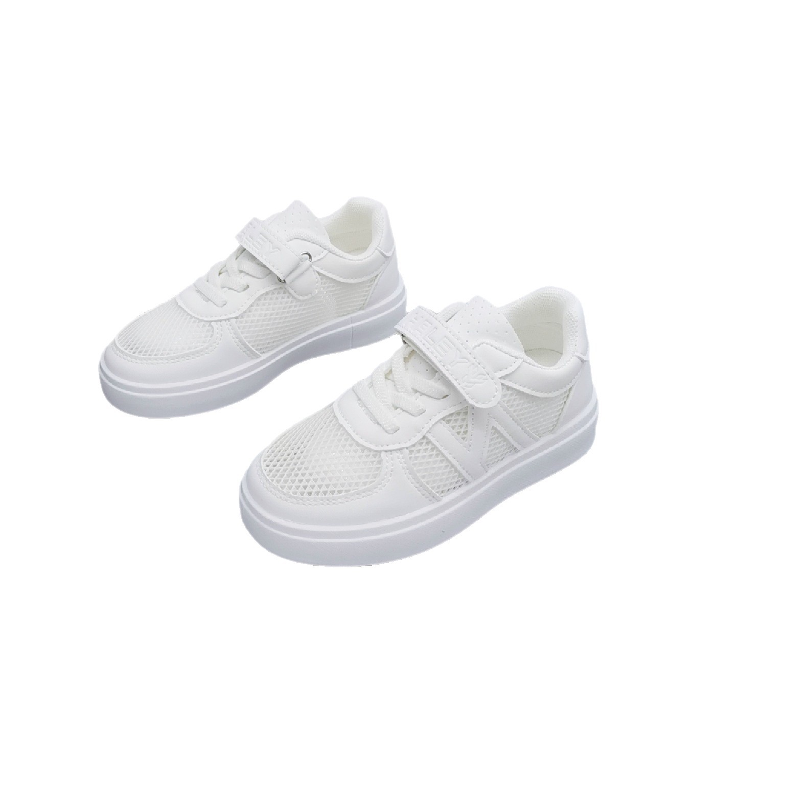 6 de junio niños zapatos blancos zapatos de campus para niños zapatos blancos zapatos deportivos niñas zapatos transpirables botones zapatos de tablero