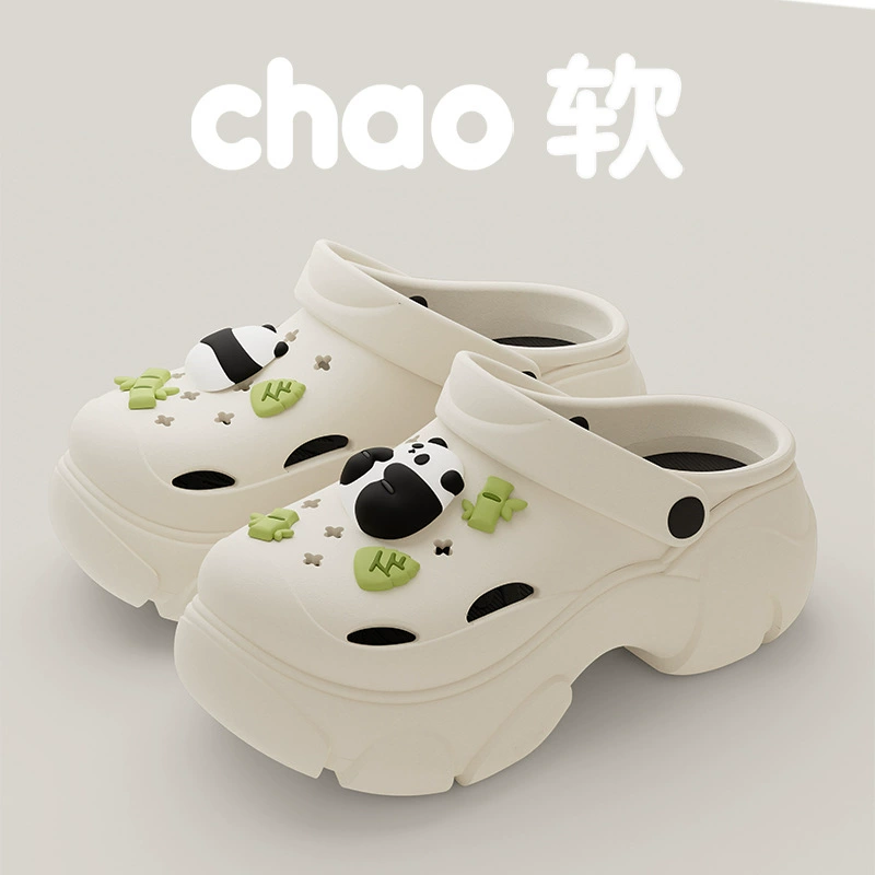 Обувь с толстым дном для женщин летом 2024 новый стиль носить в помещении