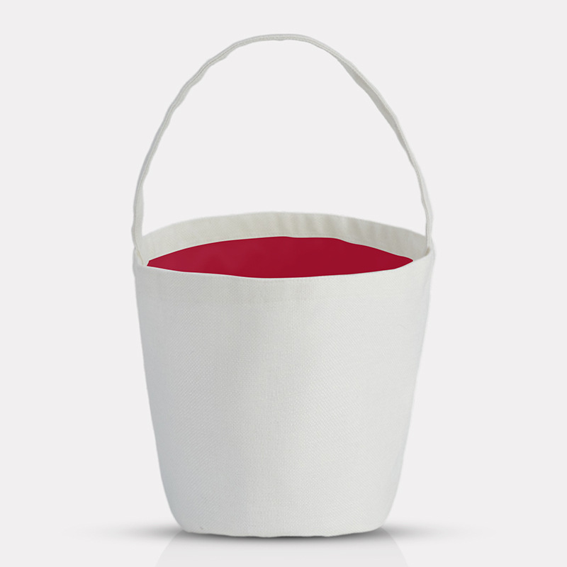 Bolsa de balde portátil de Halloween pascua caramelo multicolor 380g algodón cáñamo bolsa de regalo personalizada xqds0405a