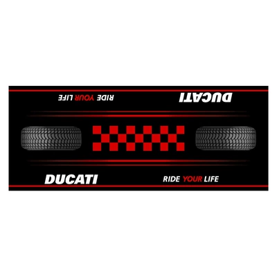 Avtomobil döşəmə paspasları: mat crystal velvet non-slip - motorcycle-floor-mat-3-40120cm