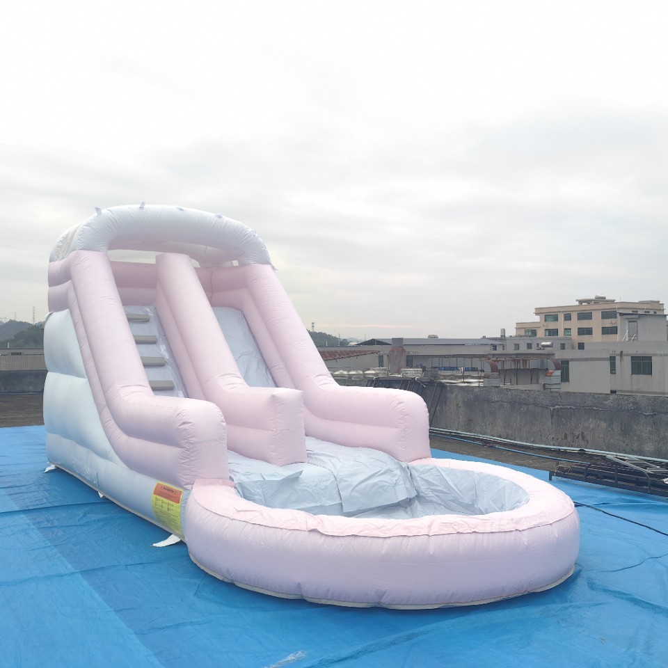 Inflatable Castle Outdoor Large Children's Square Slide Trampoline Outdoor Slide Stall Naughty Castle Playground