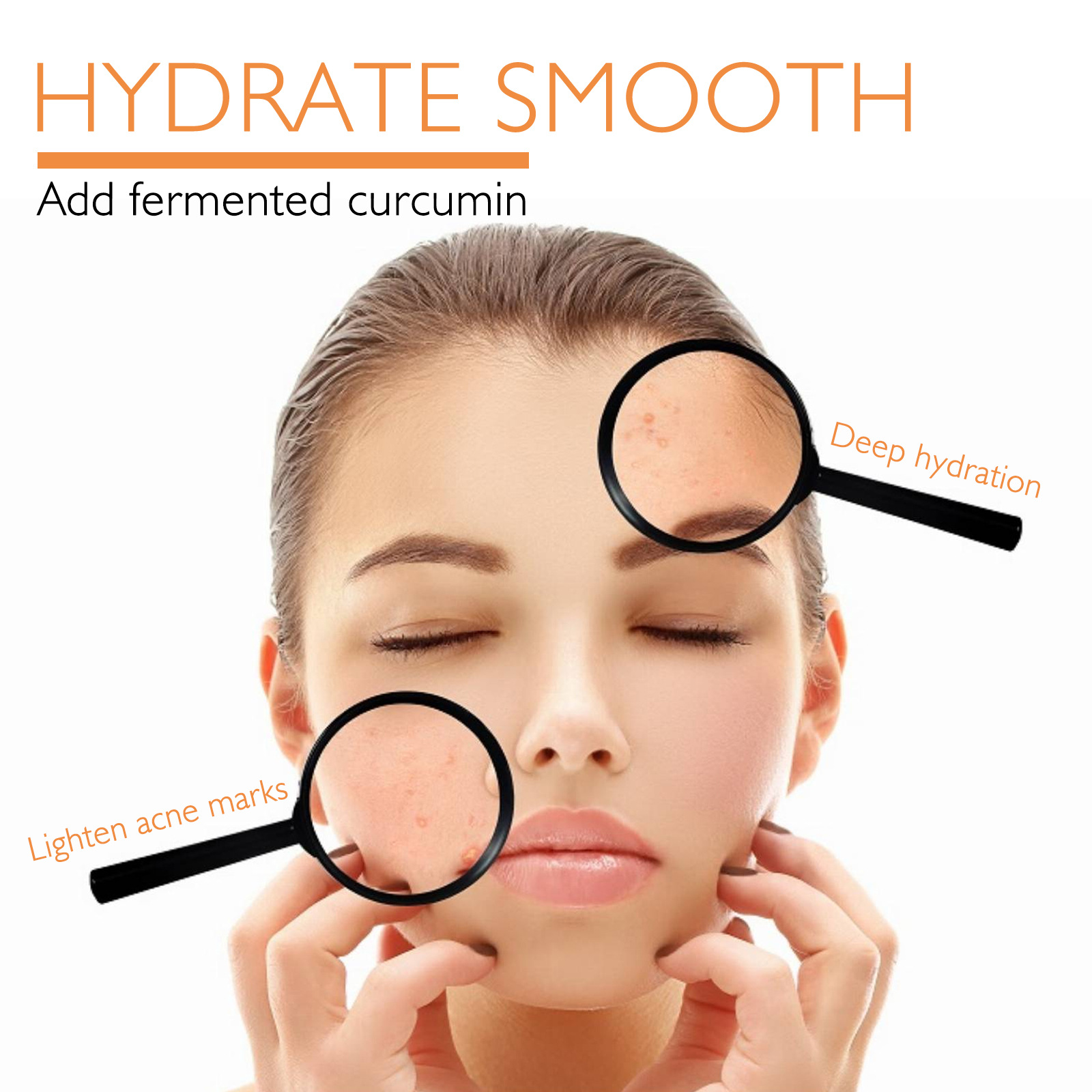West & Month turmeric facial essence hydrating moisturizing fading spots acne marks brightening moisturizing skin essence