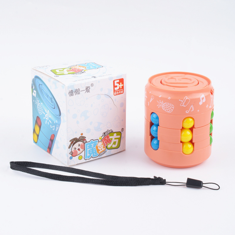 Tiktok popular desarrollo de inteligencia para niños artefacto de descompresión dedo giroscopio puede cubo juguete educativo