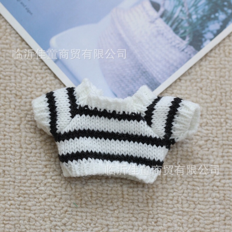小毛衣适用于17cm挂件拉布布衣服毛绒配饰公仔搪胶脸娃衣玩偶配饰|undefined