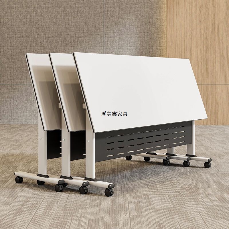 Ximei Xin Furniture Training Table and Chair Set, Mobile Office Desk, Long Table, Educational Institution Modular Training Table, Study Desk
