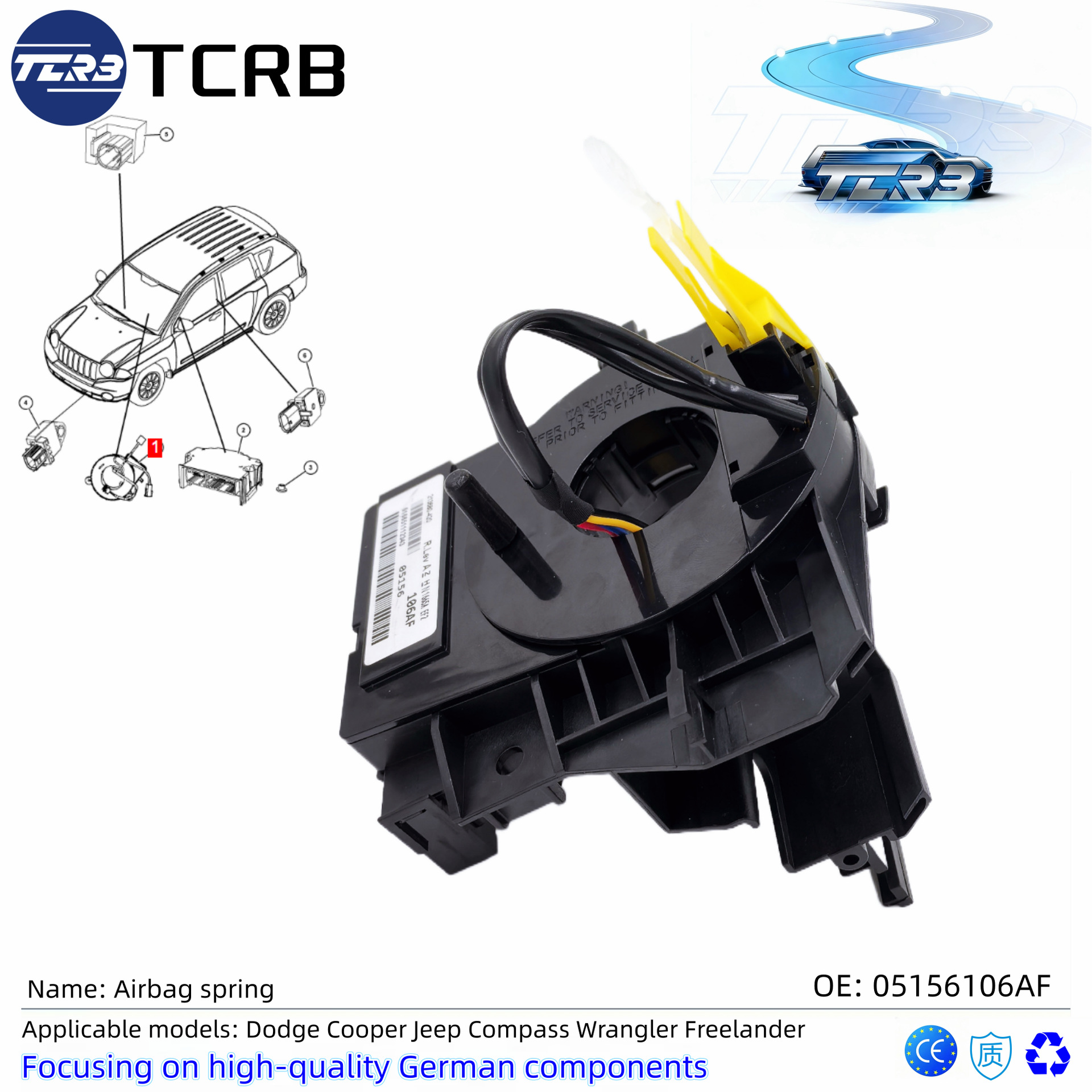 Cross-border bestseller 5156106AF angle sensor suitable for Jeep Chrysler Dodge 68339336AA