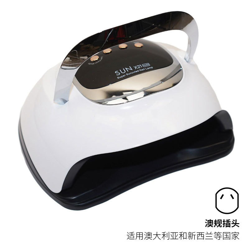 Nuevo producto Lámpara de uñas 320W Lámpara de uñas inteligente de alta potencia Lámpara de fototerapia con manita Máquina de uñas de esmalte de uñas Amazon