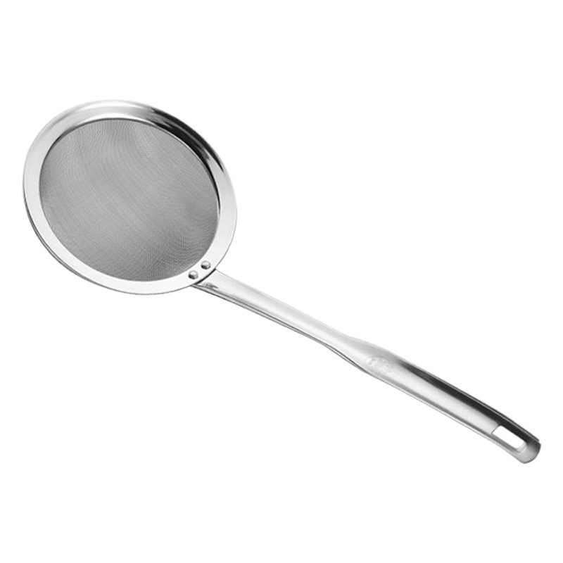 304 Stainless Steel Mesh Leakage Juice Soybean Milk Residue Frying Filter Spoon Household Kitchen Hot Pot Multi-function Mesh Screen