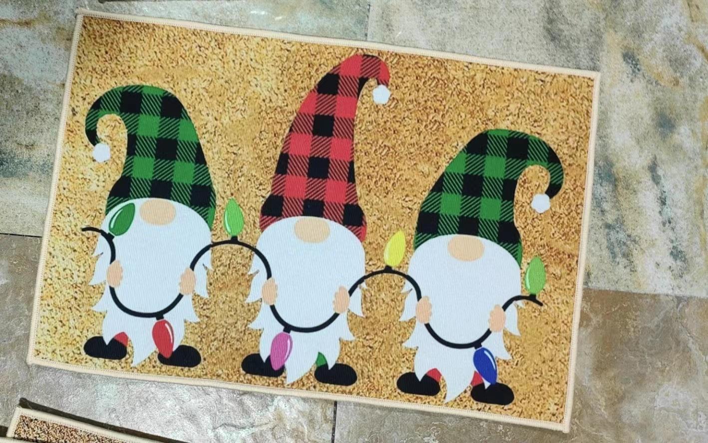 Tapis De Velours De Cristal De Dessin Animé Mignon De Noël display picture 5