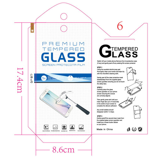 Tempered film packaging protective film packaging mobile phone film packaging tempered film 10-in-1 set envelope packaging box