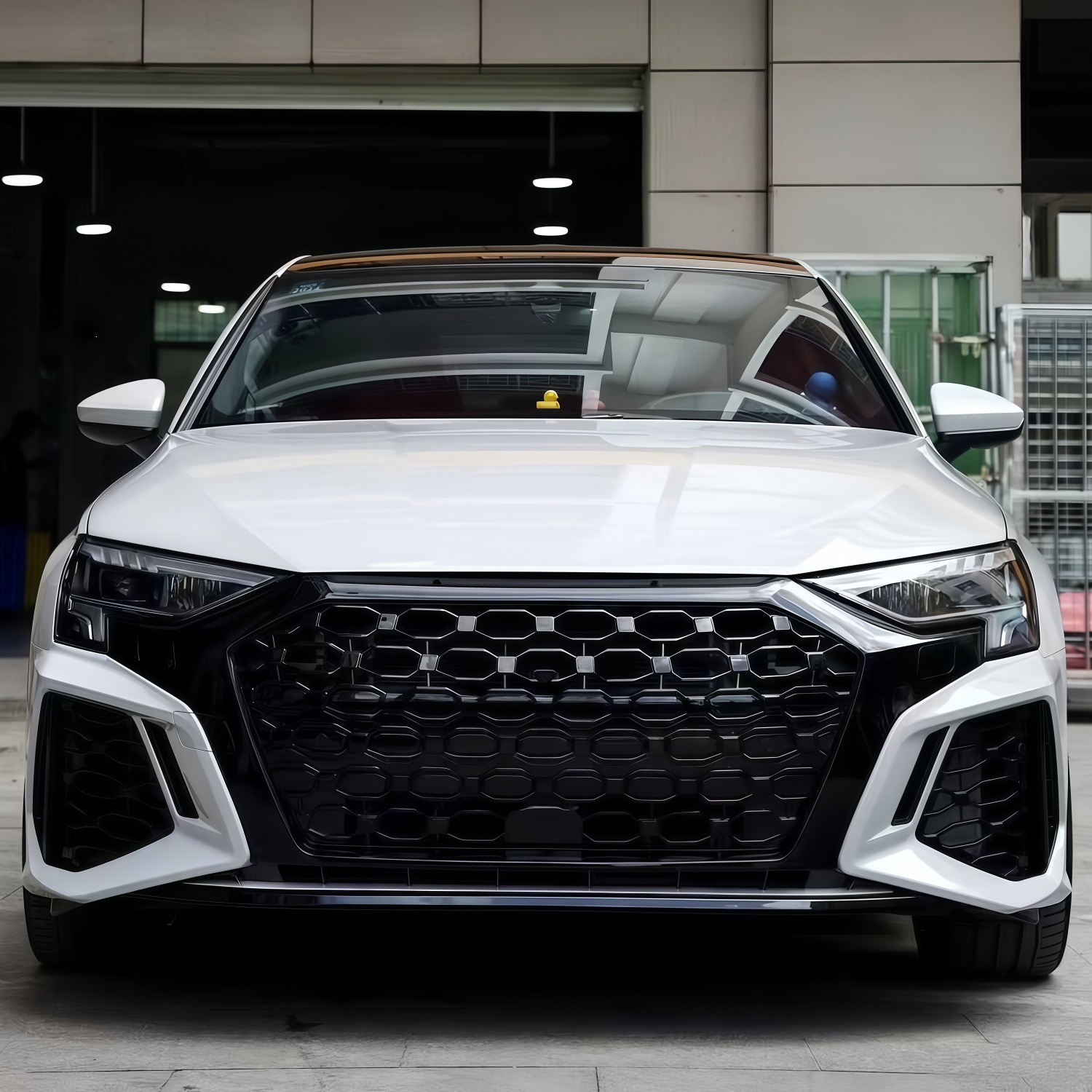 Suitable for Audi 21-24 A3 models, this includes an RS3 front bumper, grille, and front fascia for modification