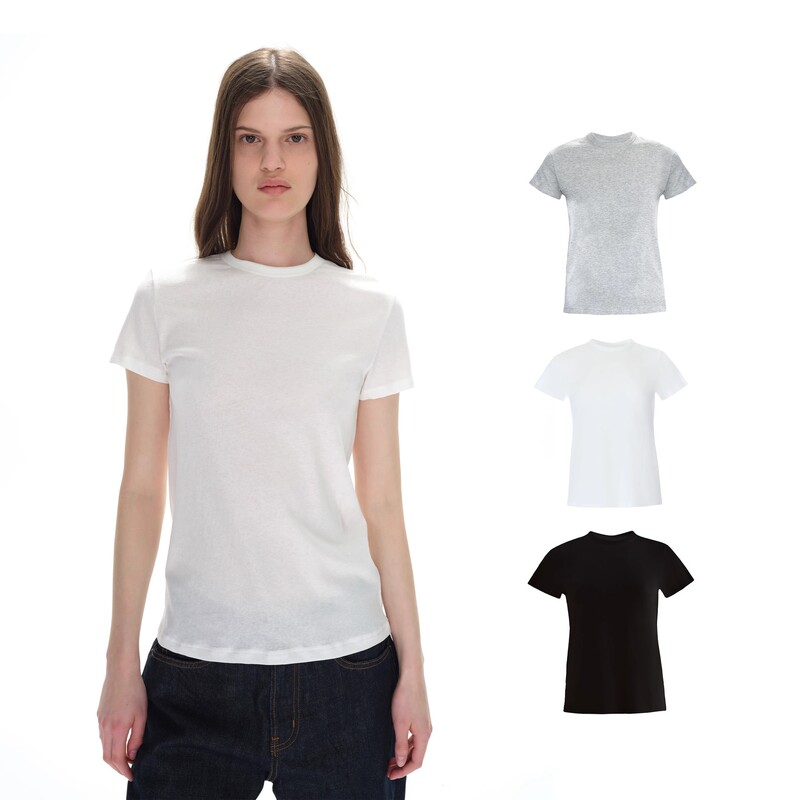 2025 New Summer Bamboo Cotton Short-Sleeved Tops, Slim and Versatile, Light and Slim Casual T-Shirts 2025 New Summer Bamboo Cotton Short-Sleeved Tops, Slim and Versatile, Light and Slim Casual T-Shirts
