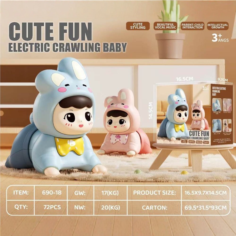 Juguetes eléctricos para bebés transfronterizos, muñecas rastreadoras, muñecas guiadas, artefactos mágicos, dibujos animados, juguetes electrónicos