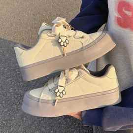 百搭透气帆布鞋2025秋季新款小众学生休闲小白鞋休闲原创板鞋子女