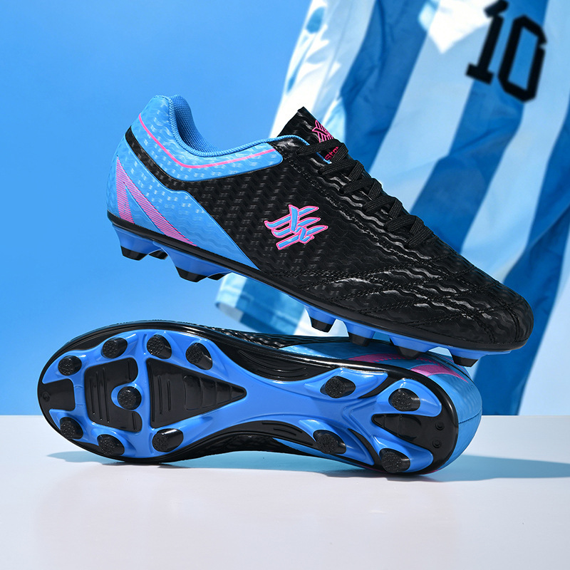 Zapatillas de Fútbol de Corte Bajo de TPU y Goma Ligeras para Césped Natural y Artificial image 8