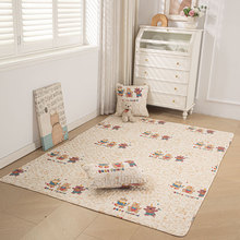 纯棉绗缝地垫少儿游戏围栏垫儿童卡通爬行垫卧室帐篷地毯榻榻米垫