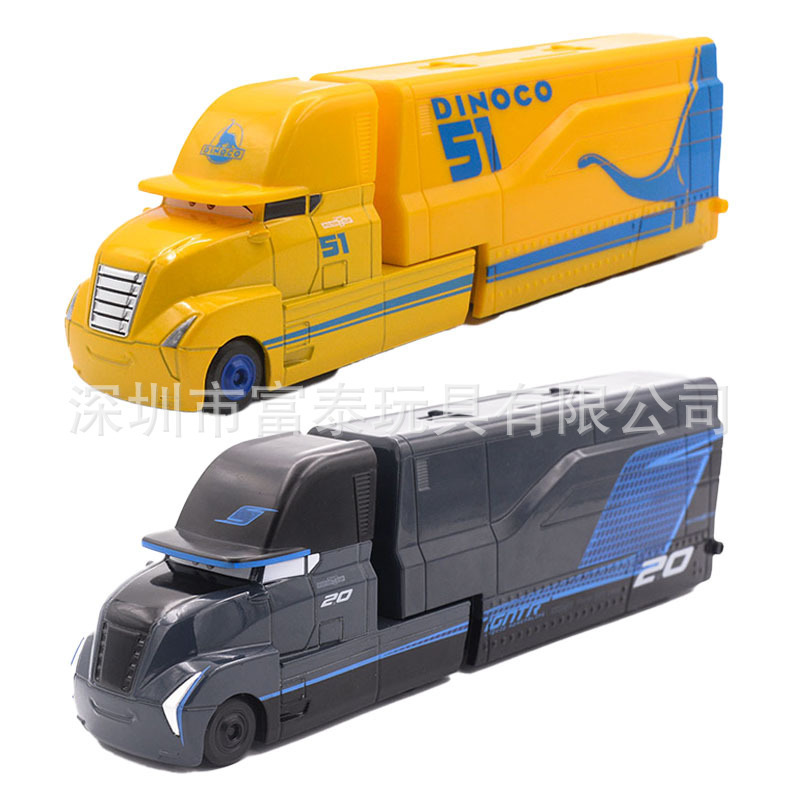 Racing Cars 3 Black Storm Jackson Container Truck Alloy Car Truck Uncle Mai Toy