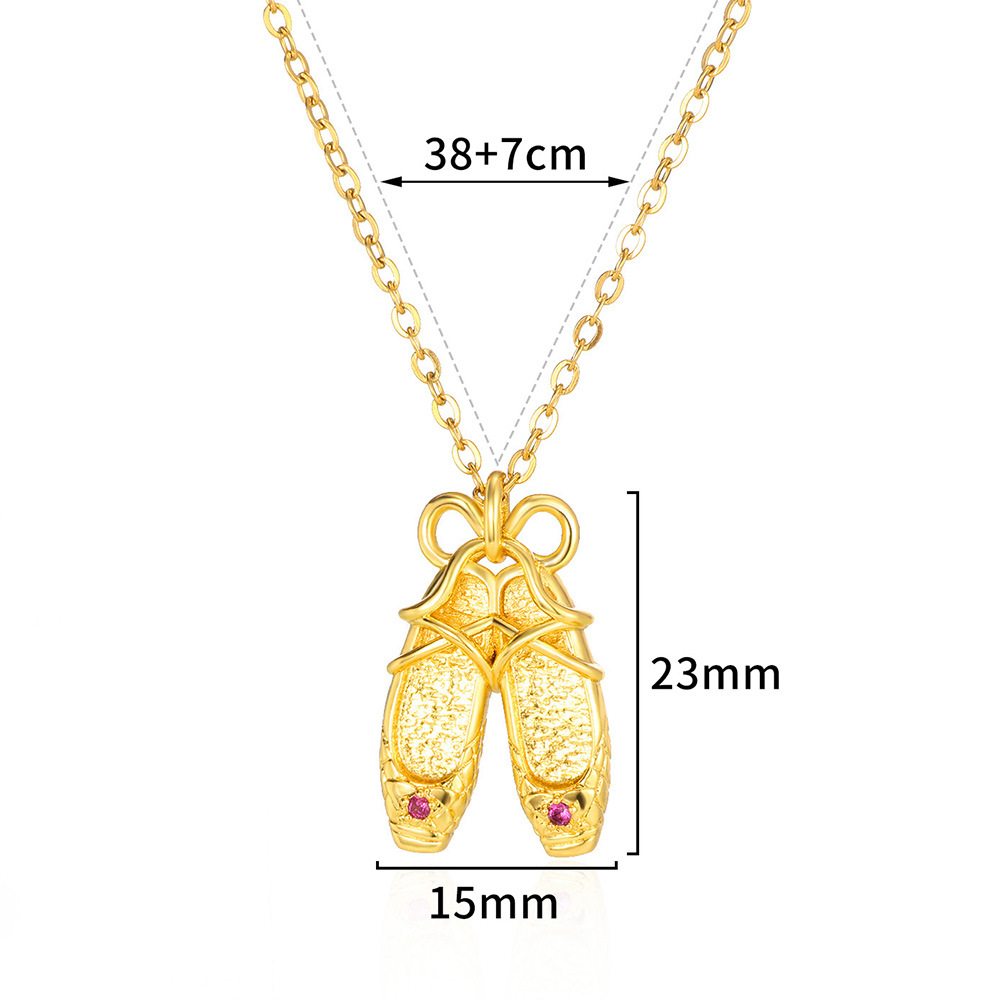 Joyería Al Por Mayor Dulce Estilo Simple Forma De Corazón Nudo De Lazo Acero Inoxidable 304 Cobre Collar Colgante Cadena Portacables display picture 28