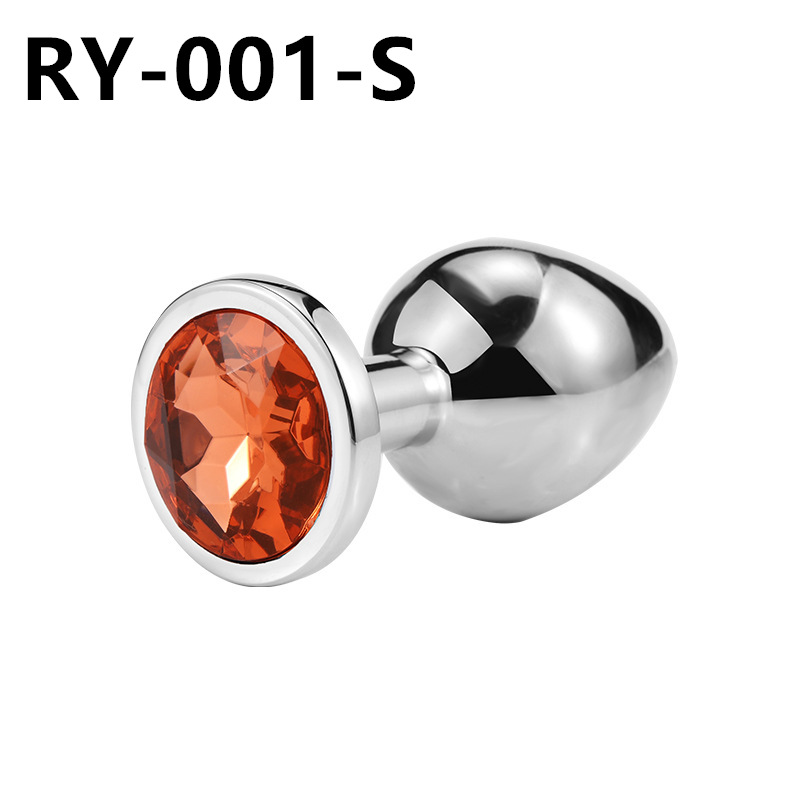 Volver corte metal anal plug adulto hombres y mujeres SM compartir masturbación clímax sexy anal plug adulto suministros pequeño mediano grande