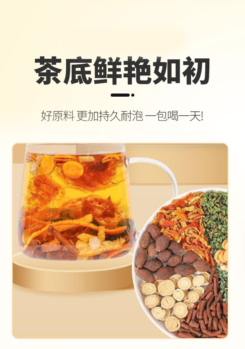 Luo Han Guo Pang Da Hai Snow Pear Herbal Tea 6g x 12 Bags Boxed Sugar Free Brew in use