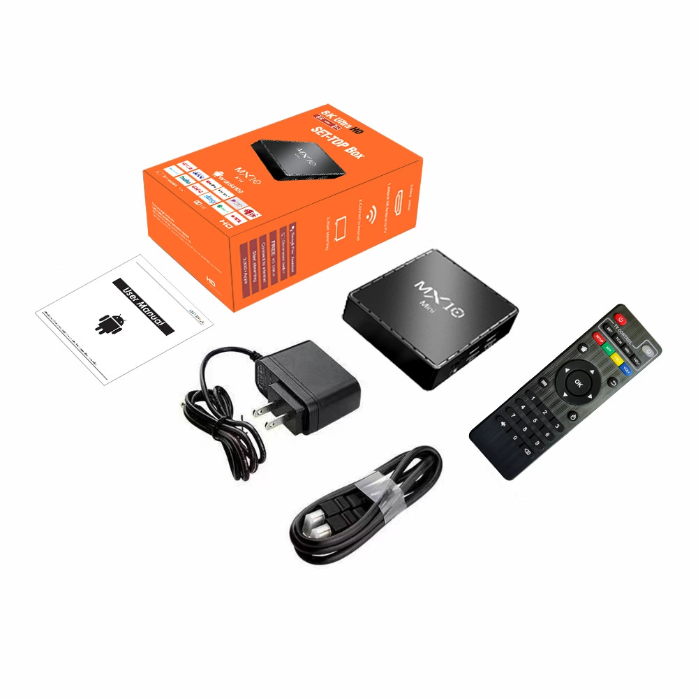 MX10 mini приставка H313 4K HD Android 10 сетевой медиаплеер для телевизора