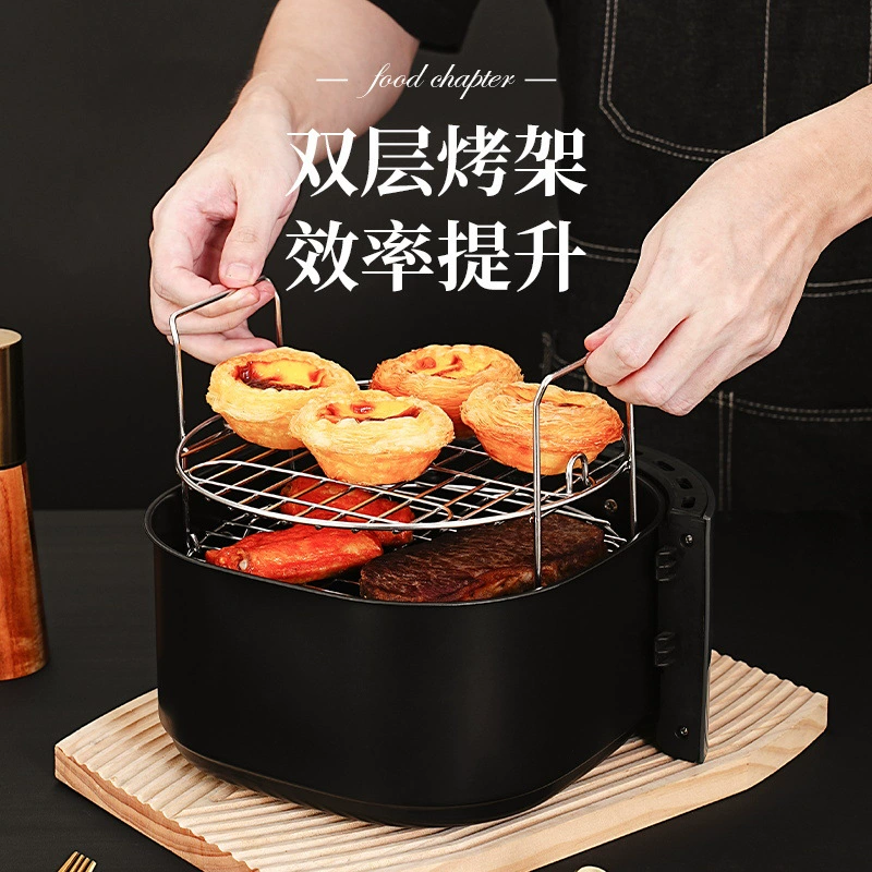 Аксессуары для аэрофритюрницы: решетка, шампуры, кольцо для духовки, противень, сетка для барбекю, пищевая нержавеющая сталь