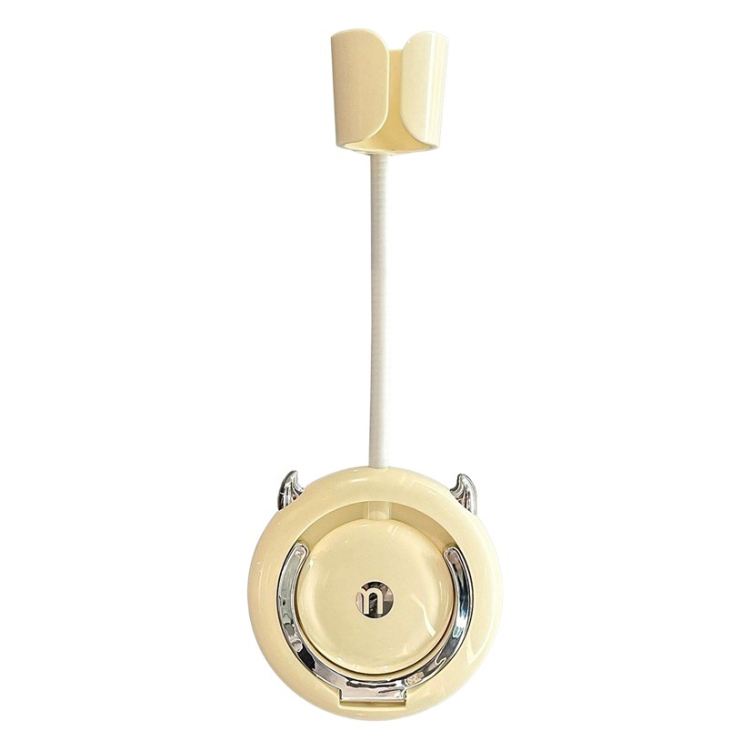 Secador de pelo perezoso soporte montado en la pared Punch-free mano-libre de mano libre secador de pelo rack de almacenamiento