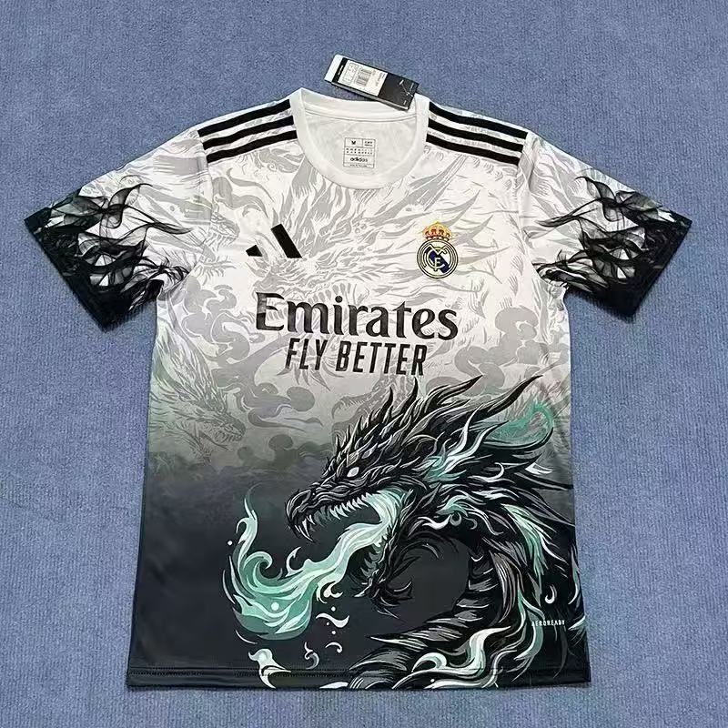 热门皇马25 26特别版球队比赛服足球球迷服透气速干运动套装|undefined