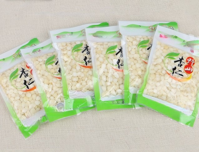 Mountain Almonds with Traditional De-Bittering Process, Salted Almonds for Cold Dishes, Original Flavor Marinated Almond Slices, Bagged 250g*5