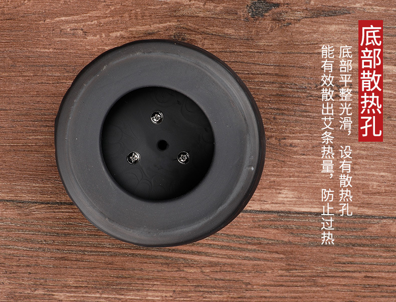 Yulian Bian Stone Moxibustion Fire Dragon Jar 750g Warm Therapy Tool for Spa and Wellness Studio Use in use