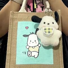 腮紅帕恰狗公仔可愛少女心毛絨書包掛件創意玩偶三麗鷗生日禮物