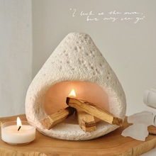 秘鲁圣木条壁炉香薰炉鼠尾草薰衣草瑜伽冥想净化消磁香熏炉托香盘