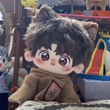 Хлопковая милая плюшевая кукла для одевания для друга, 20см, детская одежда