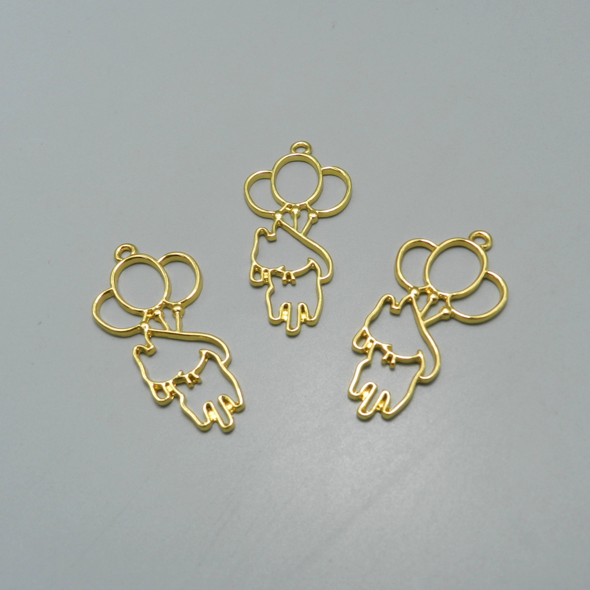 Сохраняющий цвет воздушный шар кошка УФ Кристалл эпоксидная рама металлическая полая рама DIY ювелирные аксессуары материал ручной работы