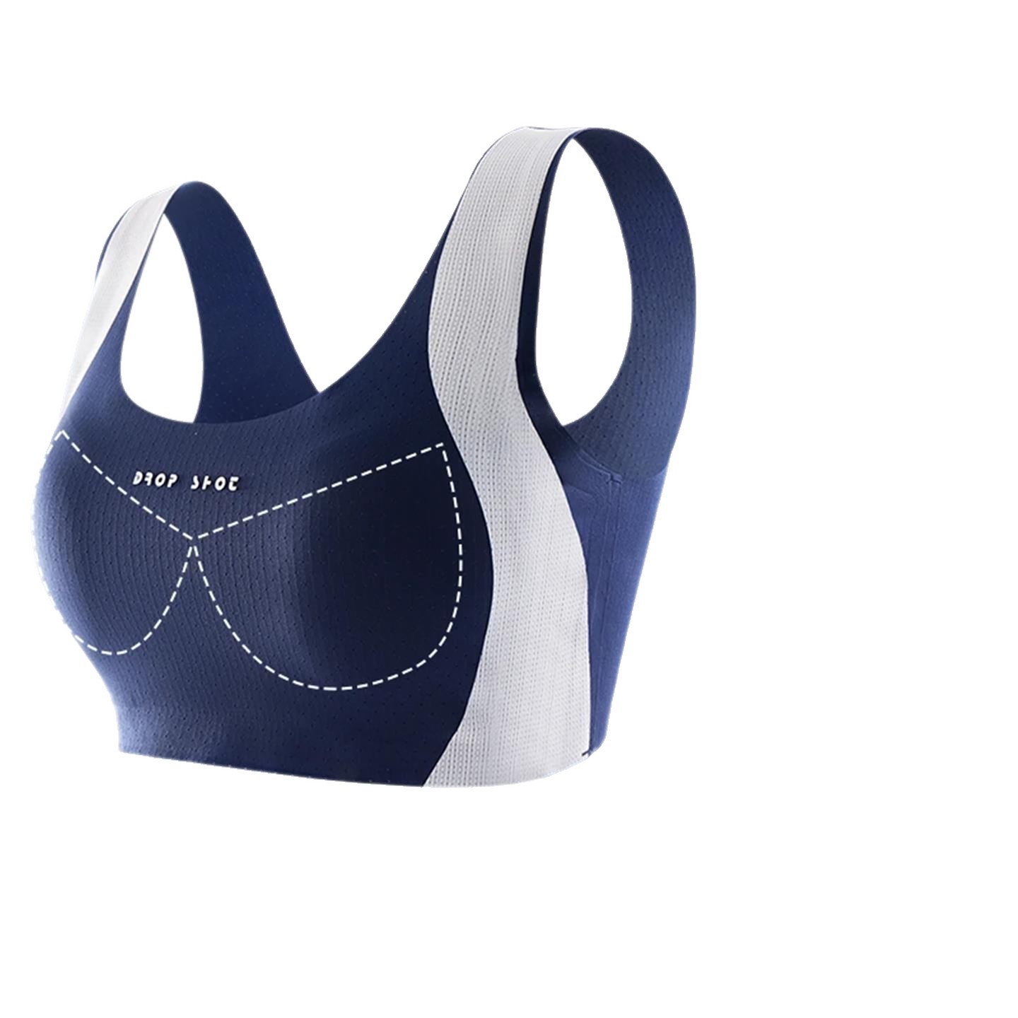 Tingmei seda taza de respiración de aire de verano juvenil deportiva antichoque escuela secundaria absorción de humedad y sudoración de algodón interior
