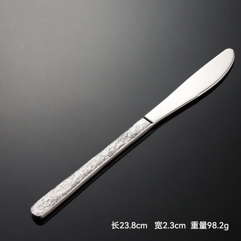 エイン304ステンレス大理石紋洋食ナイフフォークスプーン4主件創意ホテル食器プレゼント重厚ナイフ|undefined