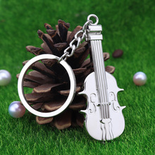 创意小提琴钥匙扣艺术学校宣传小礼品钢琴钥匙扣乐器钥匙链定制