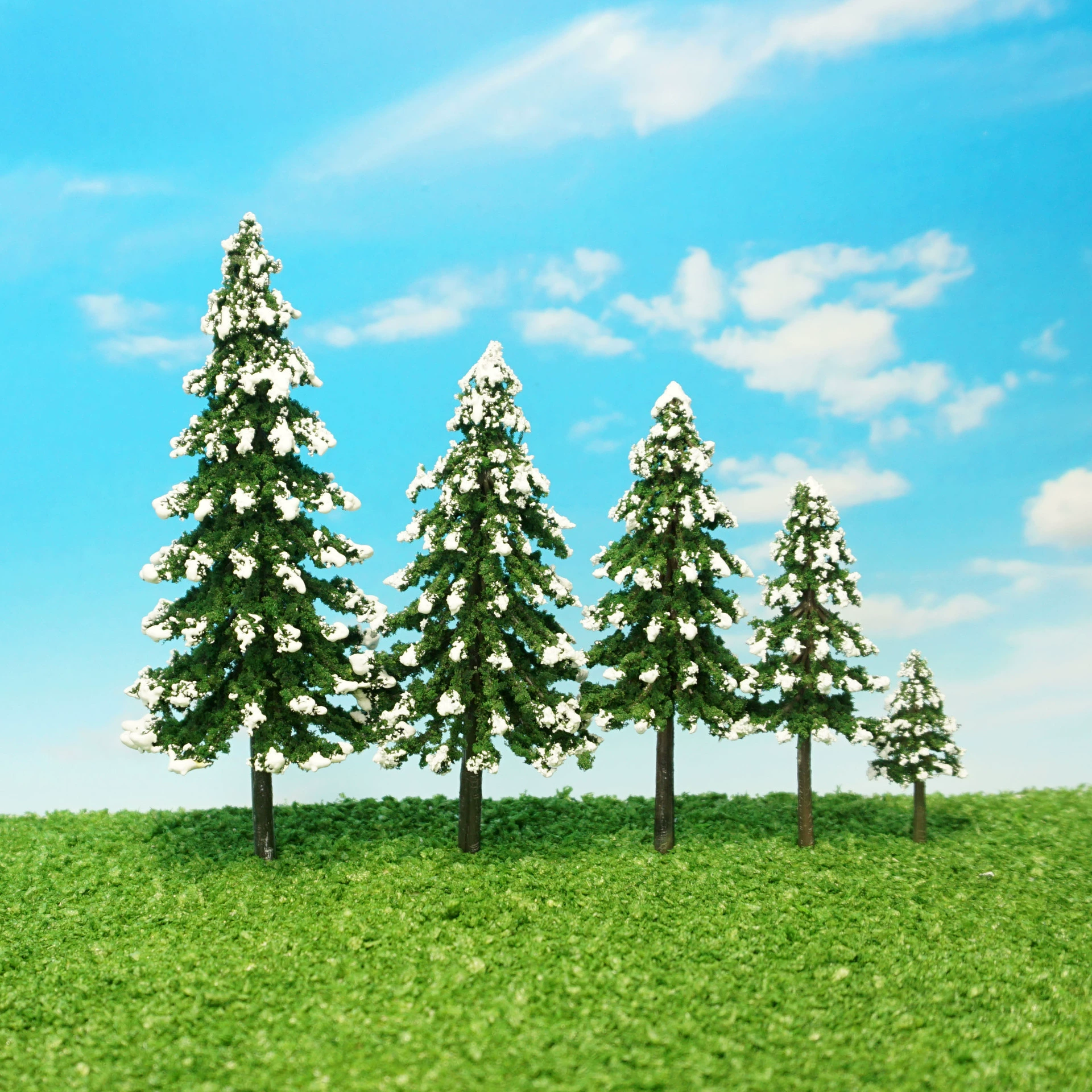 Модель песка моделирование рождественской елки моделирование мини-фигурка сосны кедр Рождественская елка снег пейзаж дерево пластик кедр