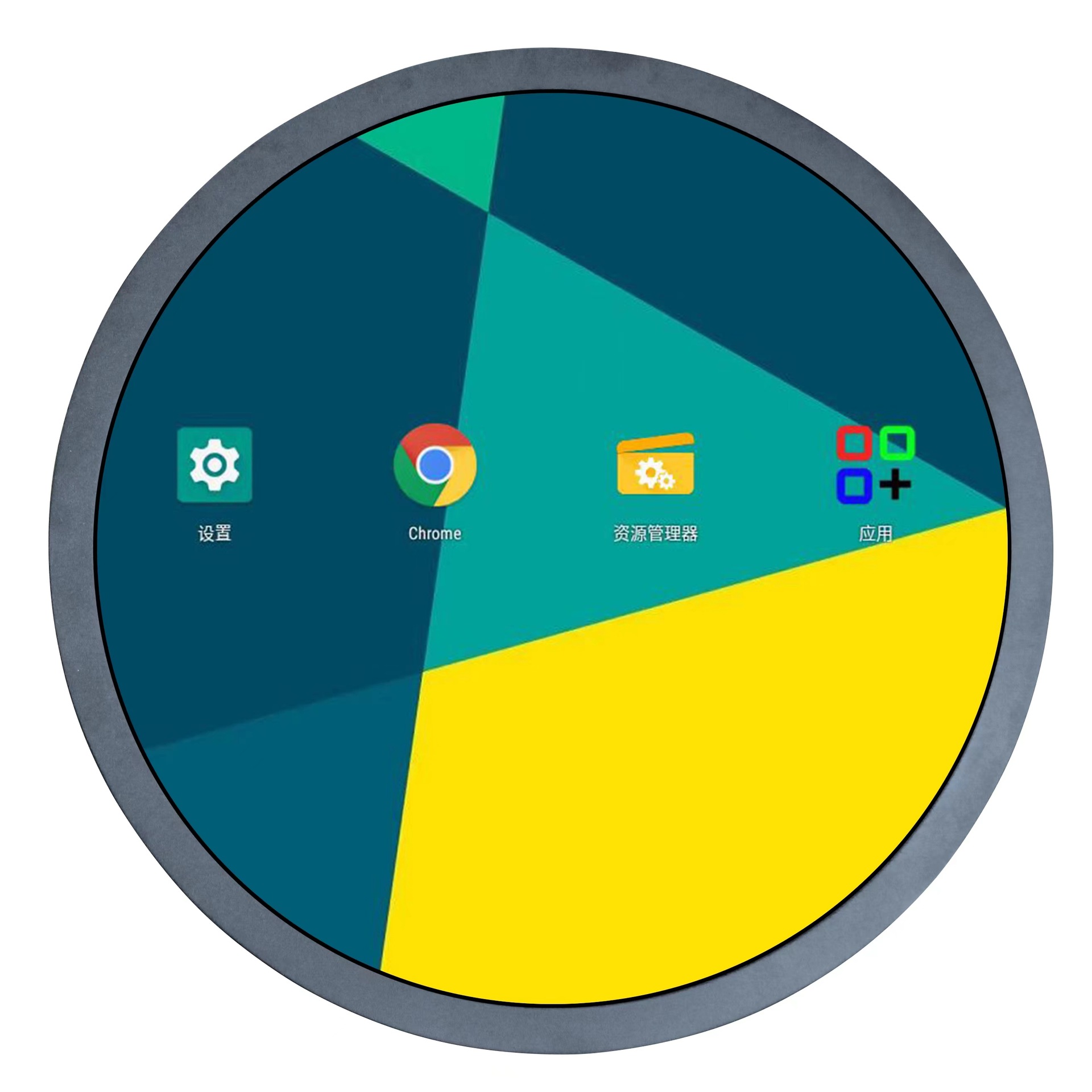电子时钟圆形屏个性化商场引流异性显示器
