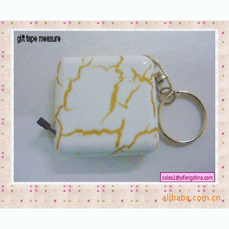 厂家供应ABS礼品卷尺 PVC礼品卷尺 可定制LOGO玻璃纤维钥匙扣卷尺